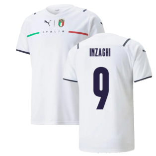2021-2022 Italy Away Shirt (INZAGHI 9)