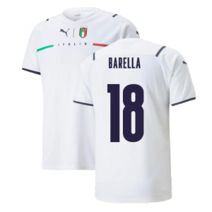 2021-2022 Italy Away Shirt (Kids) (BARELLA 18)