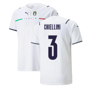 2021-2022 Italy Away Shirt (Kids) (CHIELLINI 3)