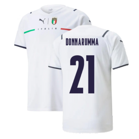 2021-2022 Italy Away Shirt (Kids) (DONNARUMMA 21)
