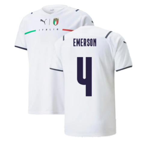 2021-2022 Italy Away Shirt (Kids) (EMERSON 4)