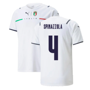2021-2022 Italy Away Shirt (Kids) (SPINAZZOLA 4)