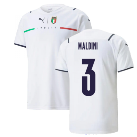 2021-2022 Italy Away Shirt (MALDINI 3)