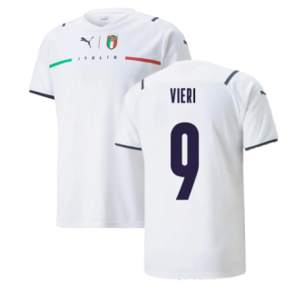 2021-2022 Italy Away Shirt (VIERI 9)