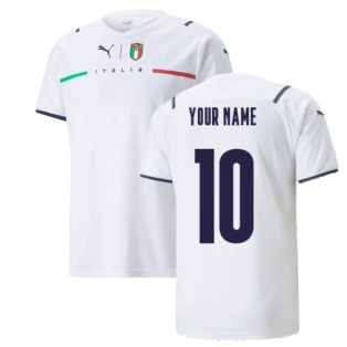 2021-2022 Italy Away Shirt (Your Name)