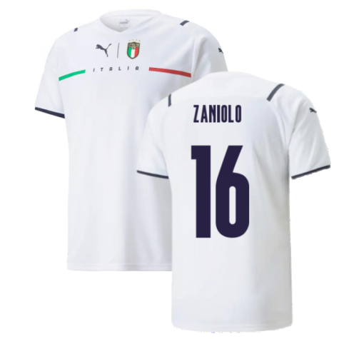 2021-2022 Italy Away Shirt (ZANIOLO 16)