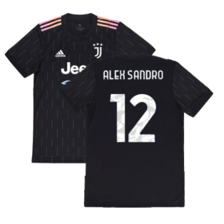2021-2022 Juventus Away Shirt (Kids) (ALEX SANDRO 12)