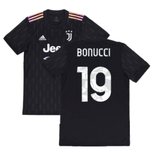 2021-2022 Juventus Away Shirt (Kids) (BONUCCI 19)