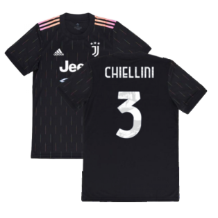 2021-2022 Juventus Away Shirt (Kids) (CHIELLINI 3)