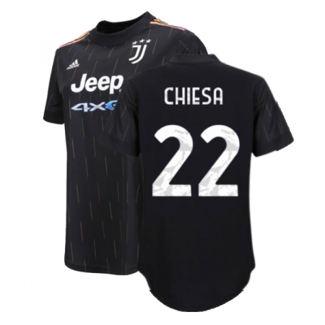 2021-2022 Juventus Away Shirt (Ladies) (CHIESA 22)