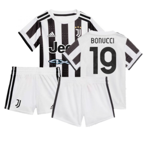 2021-2022 Juventus Home Baby Kit (BONUCCI 19)