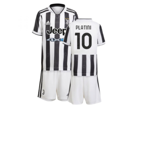 2021-2022 Juventus Home Mini Kit (PLATINI 10)