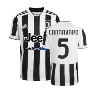 2021-2022 Juventus Home Shirt (CANNAVARO 5)