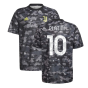 2021-2022 Juventus Pre-Match Training Shirt (Grey) (PLATINI 10)