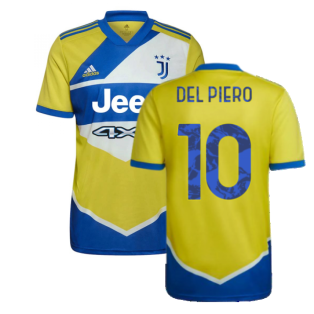 2021-2022 Juventus Third Shirt (DEL PIERO 10)
