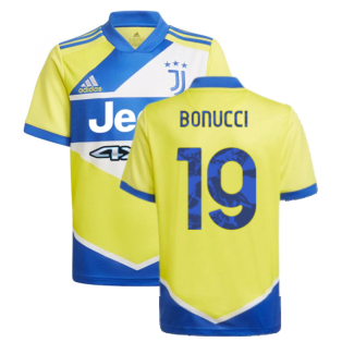 2021-2022 Juventus Third Shirt (Kids) (BONUCCI 19)