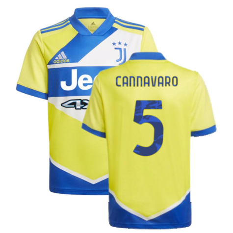 2021-2022 Juventus Third Shirt (Kids) (CANNAVARO 5)