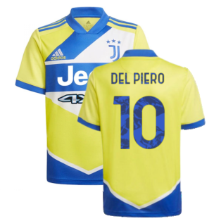 2021-2022 Juventus Third Shirt (Kids) (DEL PIERO 10)