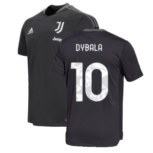 2021-2022 Juventus Training Shirt (Carbon) (DYBALA 10)