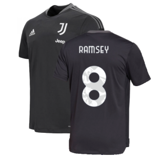 2021-2022 Juventus Training Shirt (Carbon) (RAMSEY 8)