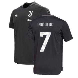 2021-2022 Juventus Training Shirt (Carbon) (RONALDO 7)