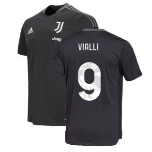 2021-2022 Juventus Training Shirt (Carbon) (VIALLI 9)