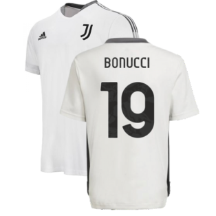 2021-2022 Juventus Training Shirt (White) - Kids (BONUCCI 19)