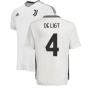 2021-2022 Juventus Training Shirt (White) - Kids (DE LIGT 4)