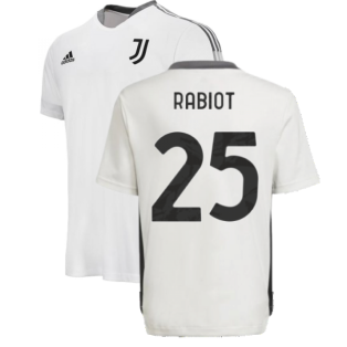 2021-2022 Juventus Training Shirt (White) - Kids (RABIOT 25)