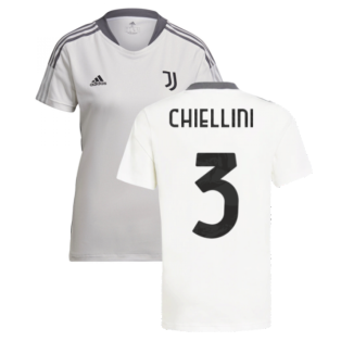 2021-2022 Juventus Training Shirt (White) - Ladies (CHIELLINI 3)