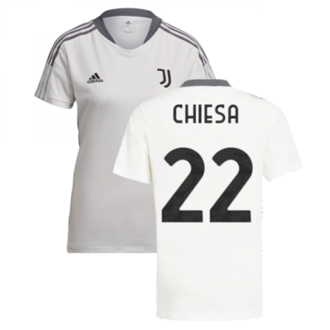 2021-2022 Juventus Training Shirt (White) - Ladies (CHIESA 22)