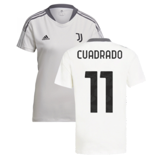 2021-2022 Juventus Training Shirt (White) - Ladies (CUADRADO 11)