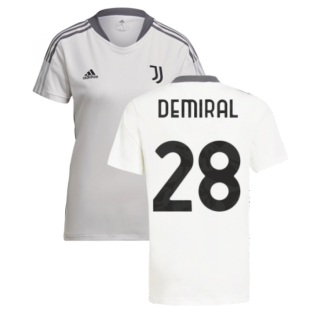 2021-2022 Juventus Training Shirt (White) - Ladies (DEMIRAL 28)