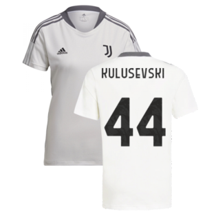 2021-2022 Juventus Training Shirt (White) - Ladies (KULUSEVSKI 44)