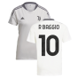 2021-2022 Juventus Training Shirt (White) - Ladies (R BAGGIO 10)