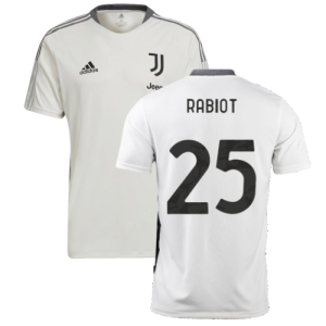 2021-2022 Juventus Training Shirt (White) (RABIOT 25)