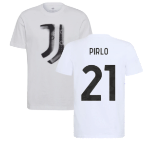 2021-2022 Juventus Training T-Shirt (White) (PIRLO 21)