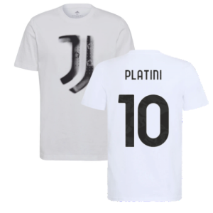 2021-2022 Juventus Training T-Shirt (White) (PLATINI 10)