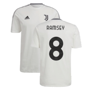 2021-2022 Juventus Training Tee (White) (RAMSEY 8)