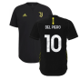 2021-2022 Juventus Travel Tee (Black) (DEL PIERO 10)