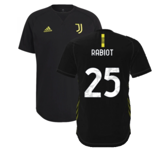 2021-2022 Juventus Travel Tee (Black) (RABIOT 25)
