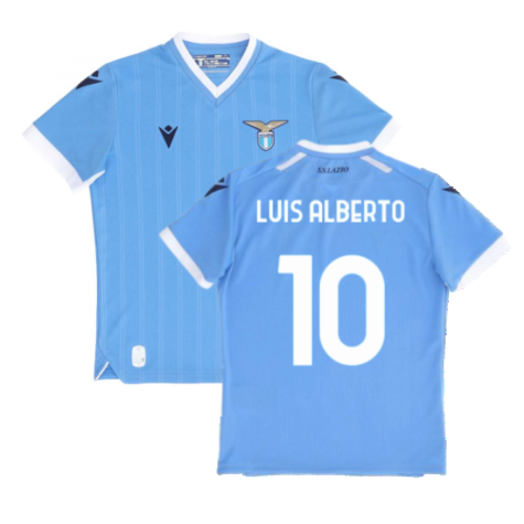 2021-2022 Lazio Home Shirt (Kids) (LUIS ALBERTO 10)