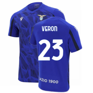 2021-2022 Lazio Pre-Match Training Shirt (Blue) (VERON 23)