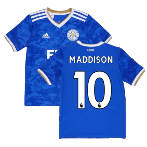 2021-2022 Leicester City Home Shirt (Kids) (MADDISON 10)