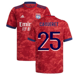 2021-2022 Lyon Away Shirt (Kids) (CAQUERET 25)