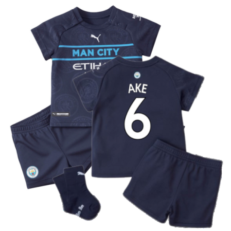 2021-2022 Man City 3rd Baby Kit (AKE 6)