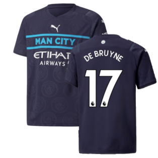 2021-2022 Man City 3rd Shirt (Kids) (DE BRUYNE 17)