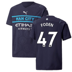 2021-2022 Man City 3rd Shirt (Kids) (FODEN 47)