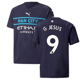 2021-2022 Man City 3rd Shirt (Kids) (G JESUS 9)