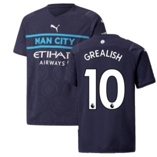 2021-2022 Man City 3rd Shirt (Kids) (GREALISH 10)